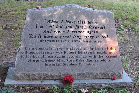 Robert Johnson Head Stone